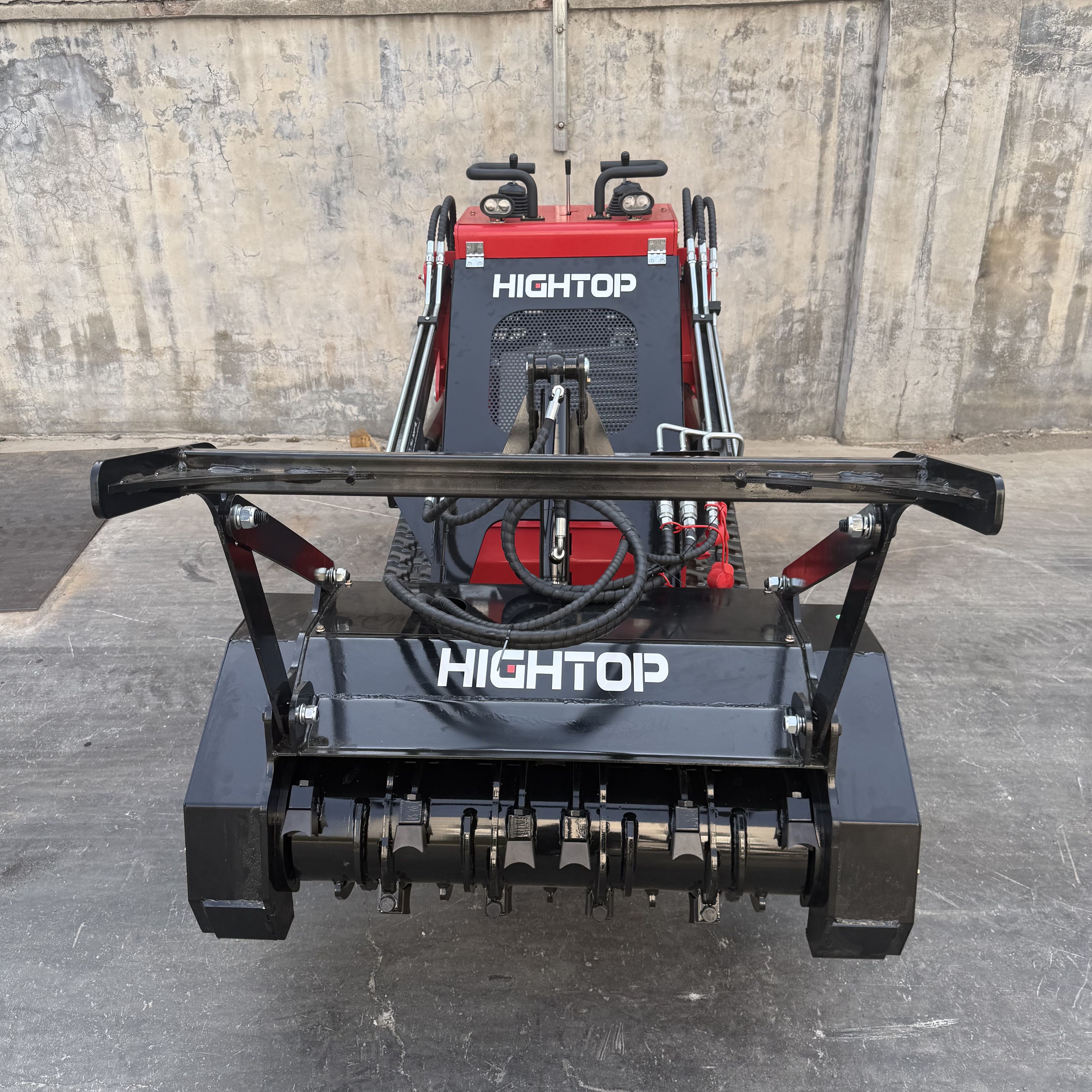 mini skeed steer mulcher