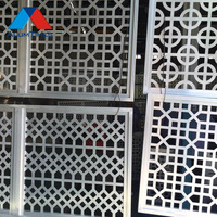 Panneaux de bardage mural en aluminium découpés au laser Alumtimes Mashrabiya, imperméables, pour façade extérieure, revêtement mural 3D