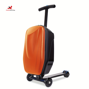 Custom Factory Multi-Functional <b>Foldable</b> Adult & Kids Scooter <b>Trolley</b> Suitcase Luxury Carry-On Luggage GZ RTS Bulk Mixed Order - Product Image 1