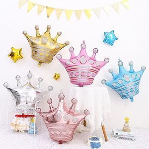 Globos de Helio Gigantes en Forma de Corona, Color Rosa Dorado, <span class=keywords><strong>para</strong></span> Decoración de <span class=keywords><strong>Cumpleaños</strong></span> de Princesas, Venta al Por Mayor - Product Image 2