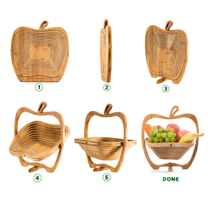 Paniers de pique-nique et cadeaux <span class=keywords><strong>en</strong></span> bois de <span class=keywords><strong>bambou</strong></span> moderne pour l'affichage de conception de maison pour la nourriture de fête et de mariage panier-cadeau de mariage élégant - Product Image 2