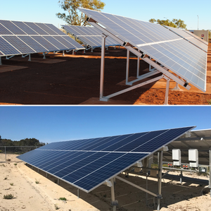 Nhôm carbon năng lượng mặt trời Kệ các nhà sản xuất năng lượng mặt trời PV Bảng điều chỉnh mặt đất gắn khung với lĩnh vực mở 20-60degree - Product Image 3