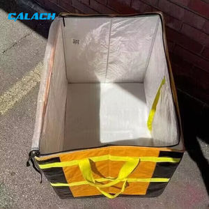 Pp PE tejido logístico grande plegable bolsa <span class=keywords><strong>de</strong></span> paquetería <span class=keywords><strong>de</strong></span> mensajería urgente bolsas <span class=keywords><strong>de</strong></span> mano <span class=keywords><strong>de</strong></span> entrega plegables para conductor transportista sorta - Product Image 4