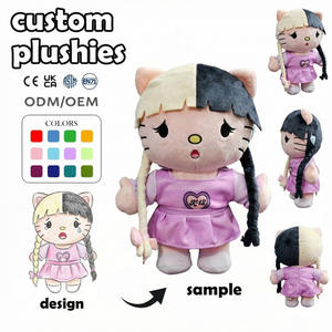 Muñeco de Peluche Personalizado OEM/ODM, Mini Personaje Humano, Regalo de Cumpleaños 2026, Barato, Lindo, para Niñas, Tipo Skunk 2, 20cm, de Tela de Algodón y Malla de Peluche - Product Image 6