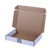 Boîte à bijoux, emballage e-commerce, boîte en carton ondulé pour l'emballage des commandes, impression de logo floral