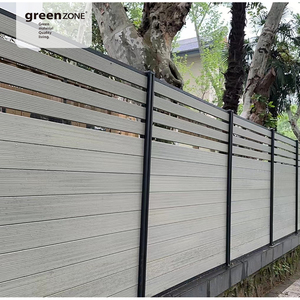 แผงรั้วไม้พลาสติก WPC แบบ Co-extrusion คุณภาพพรีเมียม รูปทรงสี่เหลี่ยม สำหรับกั้นภายนอกและเพิ่มความเป็นส่วนตัว - Product Image 3
