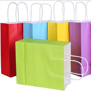 Sac d'emballage écologique à fond carré facile à poser, en papier kraft avec poignées torsadées, personnalisable avec logo – Offre Spéciale - Product Image 4