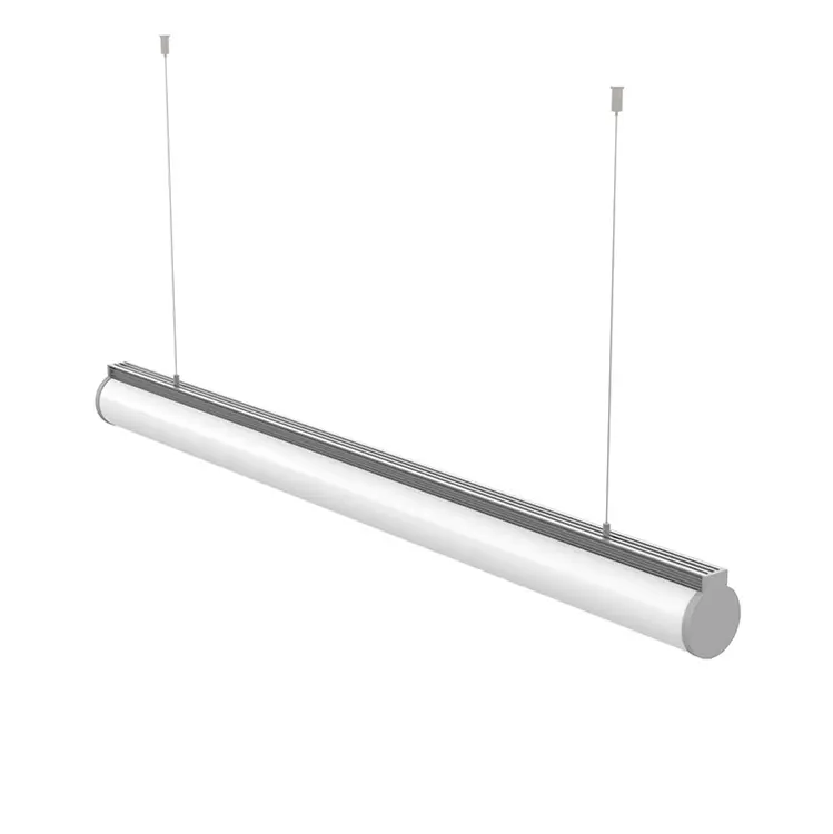 led linear pendant light modern led office light hanging fixture linear light for indoor dining room