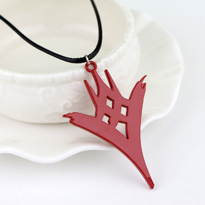 Collar con Colgante del Logotipo del Avión del Rey Despojado de <span class=keywords><strong>Destiny</strong></span> 2 de Bungie, en Rojo, en Oferta - Product Image 1