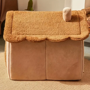 Opvouwbare hondenbench, hondenmand, matras voor kleine en middelgrote honden en katten, warme winterkattenmand, nest, mand, huisdieren, puppyhol, bank, huisdierproducten - Product Image 3