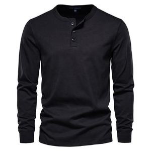 Wholesale Print logo Hot Selling Casual Sport <b>Long</b> <b>Sleeve</b> Soft Men's <b>T</b>-<b>shirts</b> Gym Men's Polo <b>Shirts</b> Sporty Polo <b>Shirt</b> for Men - Product Image 2
