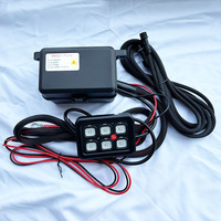 Panneau de commutation de bateau marin 6 Gang Touch RGB Système de relais étanche pour Jetski RV