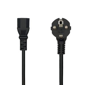 Cable de fuente de alimentación de CA, enchufe europeo IEC C13 a UE AU, extensión, Cable de EE. UU., 1,5 M, enchufe de Cable macho para ordenador PC para impresora de <span class=keywords><strong>Monitor</strong></span> - Product Image 2