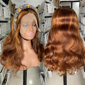 Wholesale 10A single drawn virgin hair vendors natural 100% human hair for black women 13*4 full front lace human hair wigs