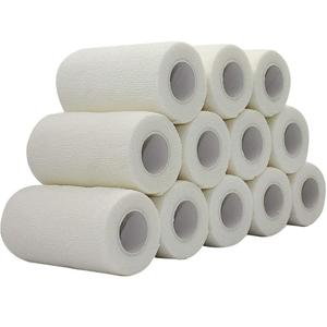 カスタム不織布ラテックスフリー弾性柔軟な粘着性粘着性包帯獣医ラップ - Product Image 6