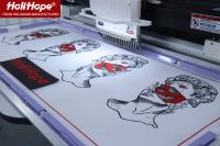 Usage commercial/domestique grand plat 500*1200mm 1 tête Machine à broder casquette t-shirt 3D similaire à la Machine à broder Zsk Swf Brother