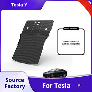 Tapis de voiture TPE, doublures de coffre, tapis de dossier intégré pour <span class=keywords><strong>Tesla</strong></span> <span class=keywords><strong>Model</strong></span> <span class=keywords><strong>Y</strong></span> / <span class=keywords><strong>Y</strong></span> Juniper, accessoires de protection complète de la voiture, tapis de coffre avant - Product Image 3