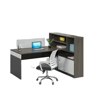 Modern Minimalist Combination Wooden Office Furniture Office Partition Cubicle Workstation Table