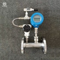 Customizable Thermal Mass Gas Flow Meter With Simultaneous Display of Temperature Flow and Pressure