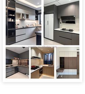 Placard armoire accessoires meubles maison Foshan blanc laque garde-manger stockage armoires <span class=keywords><strong>de</strong></span> cuisine ligne <span class=keywords><strong>de</strong></span> Production paniers en Stock - Product Image 6