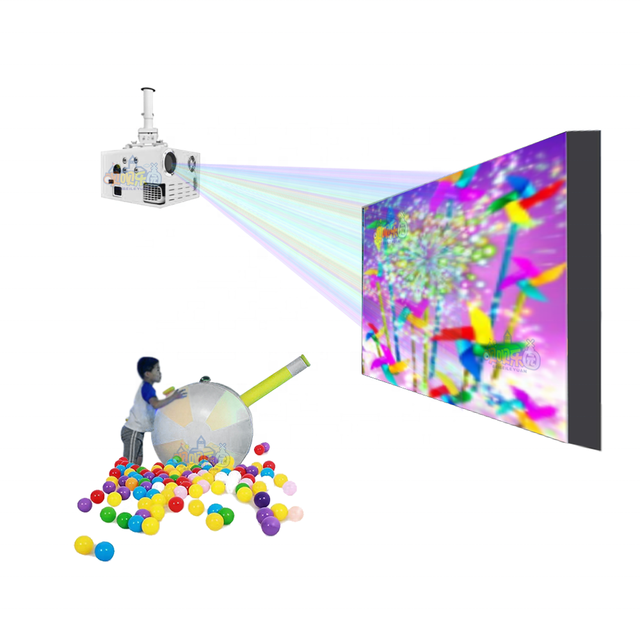 High-Tech 3D Interactive Metal Ball Game Indoor Interactive Wall Projector for Kids' Playground for Shopping Malls