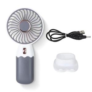 Ventilador de Mesa Portátil Recargable de 3 Aspas, Mini Ventilador Eléctrico de Escritorio - Product Image 5