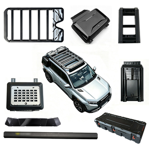 Cestas portaequipajes de aluminio para techo de coche, escalera lateral, caja lateral, tienda lateral, caja de techo, serie de carga para Leopard Ti3 - Product Image 1
