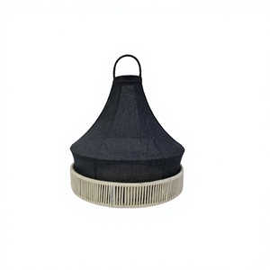 Attractive Design Serving Tray In Iron And Jute OEM Customized Food Serving Tray With Cloth Cover At Cheap Prices - Product Image 1
