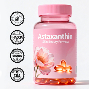 Cápsulas Blandas de Astaxantina de Alta Pureza, Antioxidante, Formulaciones Personalizadas, Fabricación de Marca Privada, OEM, COA, GMP, ISO, Certificación Orgánica - Product Image 1