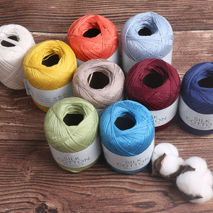 COOMAMUU A mano Del Nastro a maglia Filati Sling <span class=keywords><strong>Filo</strong></span> di <span class=keywords><strong>Cotone</strong></span> Tinto Crochet Filati di <span class=keywords><strong>Cotone</strong></span> - Product Image 5