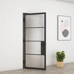 Puerta Arqueada con Marco de Aluminio, Personalizada, Impermeable, para Baño, Recién Llegada - Product Image 6
