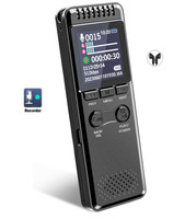 Batterie 1100MAh 80 heures d'enregistrement activé par la voix USB Type-C lecture vocale enregistreur vocal numérique dictaphone