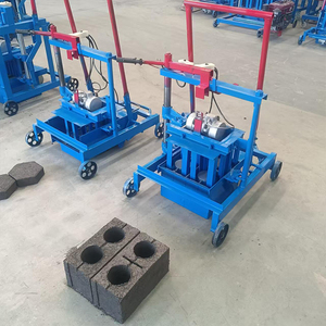 Máquina Manual Móvil para Fabricar Bloques, Pequeña Máquina Manual para Hacer <span class=keywords><strong>Adoquines</strong></span> <span class=keywords><strong>de</strong></span> Cemento Entrelazados, Máquina Manual para Hacer Ladrillos <span class=keywords><strong>de</strong></span> Ceniza Volante - Product Image 4