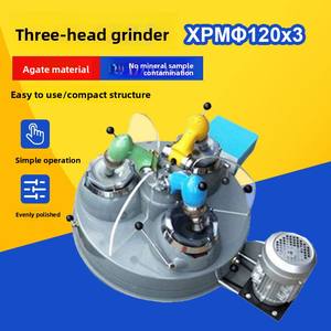 Dreikopf-Wechselstrommotor China Labor-Trockenachat-Schleifmaschine Kleiner Mineralverarbeitungs-Brecher Mahlausrüstung - Product Image 5