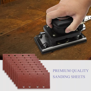 10 шт./набор, 50 комплектов/коробка, 93X190 мм, 1/<span class=keywords><strong>3</strong></span> перфорация, шлифовальные листы, наждачные накладки, крючки и петли - Product Image 5
