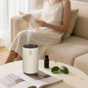 SCENTCARES Ultrasonic Aromatherapy <b>Diffuser</b>-Mini USB Rechargeable <b>Scent</b> <b>Diffuser</b> Machine-Car Aroma Essential Oil <b>Diffuser</b> - Product Image 3