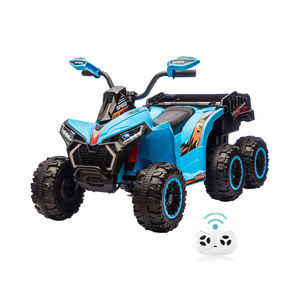 6 ruote 12V bambini auto elettrica Ride-On <span class=keywords><strong>3</strong></span> velocità regolabile con la musica auto giocattolo per i bambini - Product Image 1