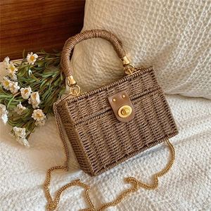 Bolso Grande de Paja Natural, Bolso Hobo de Perlas, Bolso de Mujer Verde, Bolsos de Mano, Clutch Baguette <span class=keywords><strong>Pedro</strong></span> Diffusor de Lino - Product Image 6