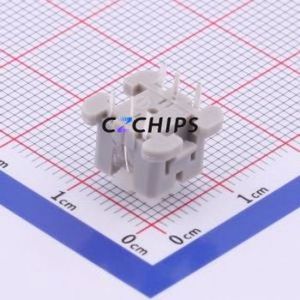 TM-006-D1-01 Tactile Switch Through hole Component (THT) Switch Single Pole Single Throw Rectangle Button 2.6N 11mm - Product Image 2