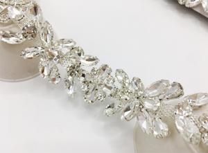 คริสตัลแก้วใสแบบหลังแบนสำหรับงาน DIY เสื้อผ้า รองเท้า กระเป๋า เครื่องประดับ - โซ่ตกแต่งรูปใบไม้ - Product Image 5