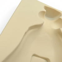 Insert en plastique floqué personnalisé pour bouteilles de whisky et de liqueur, doublure intérieure en plastique floqué velours pour coffret cadeau de vin