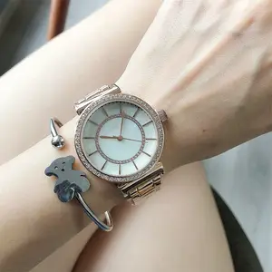 Benutzer definierte Logo Uhr ng h nam mt vung Uhr Schmuck Luxus Frauen Index Zifferblatt teuersten Gold Diamant Uhren anwenden