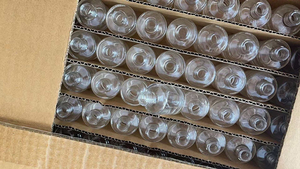 Clear Glass Square Reed <b>Diffuser</b> <b>Bottles</b> With Wooden Stopper And Rope Handle For Home Fragrance 8ml 10ml - Product Image 3