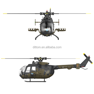 Hélicoptère RC C180 <span class=keywords><strong>BO105</strong></span> 2.4G 6CH Brushless à pales simples et sans flybar, modèle d'avion 3D6G avec gyroscope, FlowHold et LiDAR TOF - Product Image 4