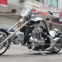 Moto Wolverine Retro 200CC bicylindre, élégante et imposante comme une locomotive