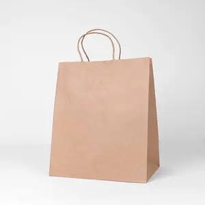 Manufacturers Direct Professional Custom Kraft Paper Bag With Handle Environmental Protection Recyclable
