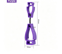 Pince multifonctionnelle pour gants de travail, support anti-perte pour gants, clip de ceinture de sécurité pour ouvriers du bâtiment