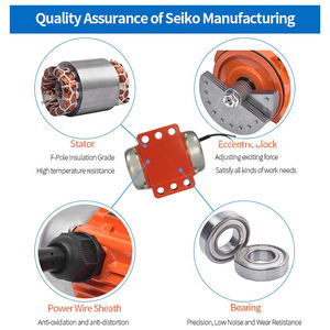 Béton 110 volts Shaker MotorAc monophasé 220v 30w ~ 100w moteur vibrant en alliage d'aluminium pour chargeur - Product Image 4