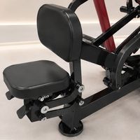 Máquina de remo con carga de placas comercial para entrenamiento de fuerza en gimnasios y centros de fitness, máquina para ejercitar la espalda, uso en gimnasios domésticos