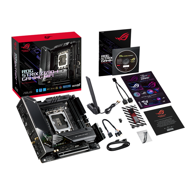 ROG STRIX Z690-IゲームWIFIミニITX中古ゲームマザーボードIntel LGA